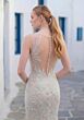 Mori Lee 1010088 Telani Sheer Back Cap Sleeve Mermaid Wedding Gown