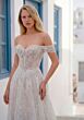 Mori Lee 1010093 Tyara Beaded Basque Waist A-Line Wedding Gown