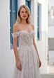 Mori Lee 1010093 Tyara Beaded Basque Waist A-Line Wedding Gown