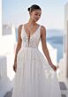 Mori Lee 1010096 True V-Back Sleeveless A-Line Bridal Dress