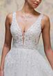 Mori Lee 1010096 True V-Back Sleeveless A-Line Bridal Dress