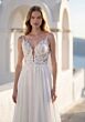Mori Lee 1010097 Thais Spaghetti Strap A-Line Bridal Dress
