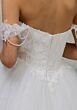 Mori Lee 1050028 Tresor Basque Waist Glitter Tulle Skirt Bridal Dress