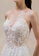 Mori Lee 1050030 Tilda Crisscross Back Velvet Chiffon Bridal Dress