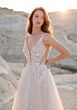Mori Lee 1050031 Tulip V-Back Sleeveless Tulle Bridal Dress