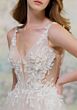 Mori Lee 1050031 Tulip V-Back Sleeveless Tulle Bridal Dress