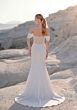 Mori Lee 1050034 Teodora Draped Chiffon Skirt Beaded Top Bridal Gown