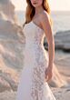 Mori Lee 1050035 Tiare Pleated Bust Mermaid Illusion Side Bridal Gown