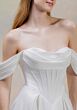 Mori Lee 1050038 Tobi Lace-Up Back High Slit Satin Bridal Gown
