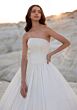 Mori Lee 1050040 Tirene Strapless Corset Bodice Satin Bridal Gown