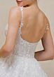 Mori Lee 1050049 Tairis Sheer Side Glitter Tulle Skirt Bridal Gown