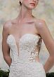 Mori Lee 1050050 Teyla A-Line Illusion Side Plunging Neck Bridal Gown