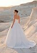 Mori Lee 1050052 Tesora Strapless Draped Bodice Faille Bridal Gown