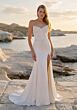 Mori Lee 1050053 Telle Organza Bow Shrug Sweetheart Neck Bridal Gown