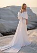 Mori Lee 1050053 Telle Organza Bow Shrug Sweetheart Neck Bridal Gown