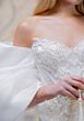 Mori Lee 1050053 Telle Organza Bow Shrug Sweetheart Neck Bridal Gown
