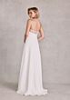 Mori Lee 15102 Sibhon Illusion Back Draped A-Line Bridal Gown