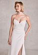 Mori Lee 15102 Sibhon Illusion Back Draped A-Line Bridal Gown