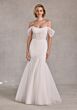 Mori Lee 15103 Stassi Scoop Neck Ruched Mermaid Bridal Gown