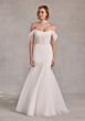 Mori Lee 15103 Stassi Scoop Neck Ruched Mermaid Bridal Gown