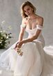 Mori Lee 15103 Stassi Scoop Neck Ruched Mermaid Bridal Gown