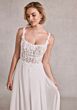 Mori Lee 15108 Senna Applique Bodice Scoop Neck A-Line Bridal Gown