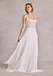 Mori Lee 15108 Senna Applique Bodice Scoop Neck A-Line Bridal Gown