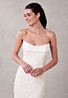 Mori Lee 2701 Sawyer Cowl Neck Sheer Train Wedding Dress