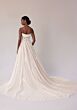 Mori Lee 2707 Summer Cowl Neck High Slit A-Line Wedding Dress