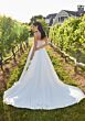 Mori Lee 2708 Sabrine Bow Neck Strapless Satin Wedding Dress