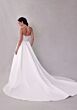 Mori Lee 2708 Sabrine Bow Neck Strapless Satin Wedding Dress