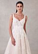 Mori Lee 2710 Selah Bow Back Scallop Hem Lace Wedding Dress