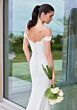 Mori Lee 2711 Scottie Back Button Off-The-Shoulder Wedding Dress