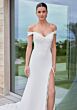 Mori Lee 2711 Scottie Back Button Off-The-Shoulder Wedding Dress