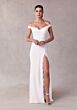 Mori Lee 2711 Scottie Back Button Off-The-Shoulder Wedding Dress