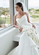 Mori Lee 2712 Safiyah Cowl Neck Satin Mermaid Wedding Dress
