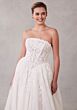 Mori Lee 2714 Seattle Basque Waist Removable Sleeve Wedding Dress