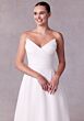Mori Lee 2715 Siya Strapless V-Neck Organza A-Line Wedding Dress