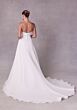 Mori Lee 2715 Siya Strapless V-Neck Organza A-Line Wedding Dress