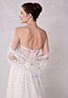 Mori Lee 2716 Sonnet Basque Waist Draped Sleeve Wedding Gown