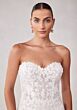 Mori Lee 2718 Sylvie Off-The-Shoulder Back Button Lace Wedding Gown