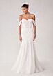 Mori Lee 2718 Sylvie Off-The-Shoulder Back Button Lace Wedding Gown