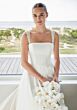 Mori Lee 2720 Sadira Removable Strap Mikado A-Line Wedding Gown