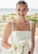 Mori Lee 2720 Sadira Removable Strap Mikado A-Line Wedding Gown