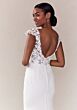 Mori Lee 2722 Shay Lace Bodice Scoop Back Wedding Gown