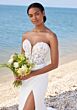 Mori Lee 2726 Schyler High Slit Plunging Neck Wedding Gown