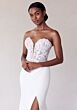 Mori Lee 2726 Schyler High Slit Plunging Neck Wedding Gown