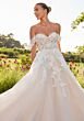 Mori Lee 2728 Saoirse Sweetheart Neck Off-The-Shoulder Wedding Dress
