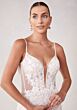 Mori Lee 2729 Sinclair Illusion Side Petal Train Wedding Gown