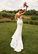 Mori Lee 2729 Sinclair Illusion Side Petal Train Wedding Gown